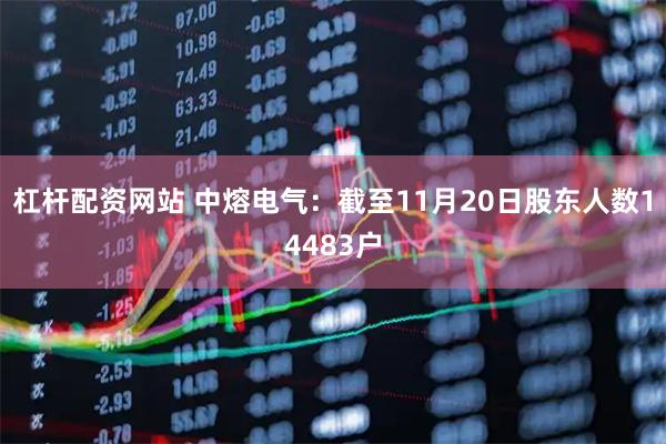 杠杆配资网站 中熔电气：截至11月20日股东人数14483户