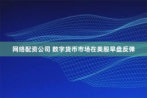 网络配资公司 数字货币市场在美股早盘反弹