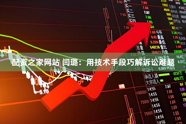 配资之家网站 闫璐：用技术手段巧解诉讼难题